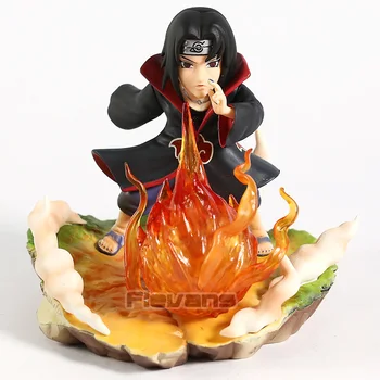 

Naruto Shippuden Uchiha Itachi Fire Ball Ver. PVC Figure Statue Collectible Model Toy
