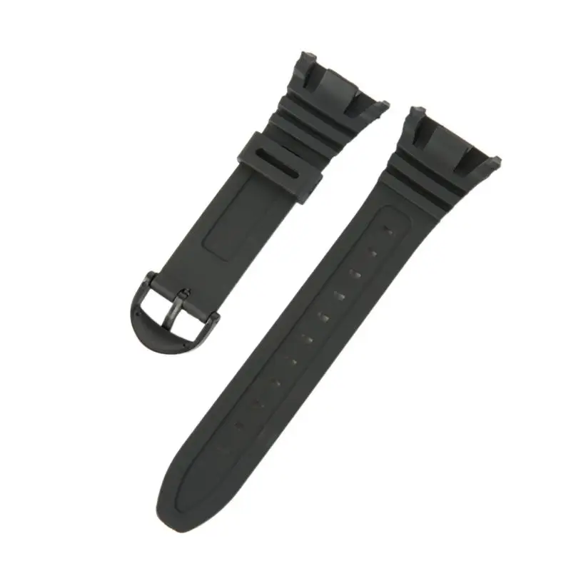 Ремешки для наручных часов силиконовый резиновый ремешок для мужчин спортивный дайвинг черный ремешок для CASIO заменить электронные наручные часы ремень аксессуары для часов - Цвет ремешка: KO96