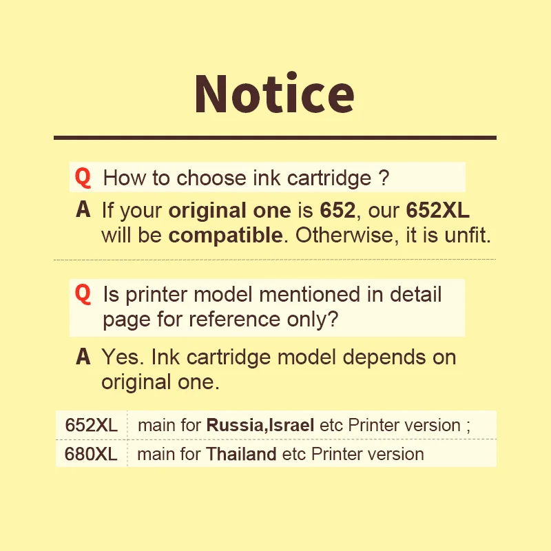 HWDID 652 сменный чернильный картридж для HP 652XL Deskjet 1115 1118 2135 2136 2138 3635 3636 3835 4536