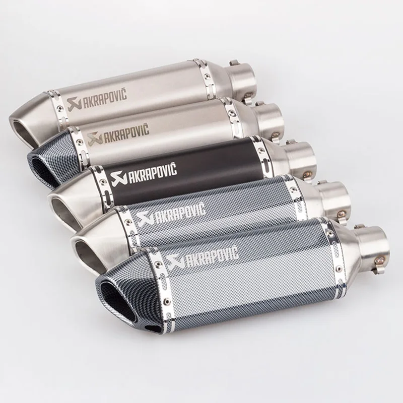 

Universal Motorcycle Akrapovic Exhaust Pipe Muffler Moto GP Escape System For KTM Benelli Honda Kawasaki Yamaha Ducati Slip-on