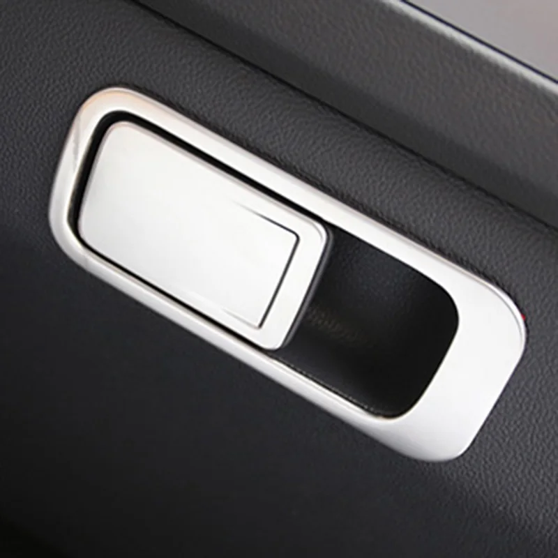 Для Volkswagen VW Tiguan MK2 2016 2017 2018 2019 нержавеющая центральная консоль для хранения