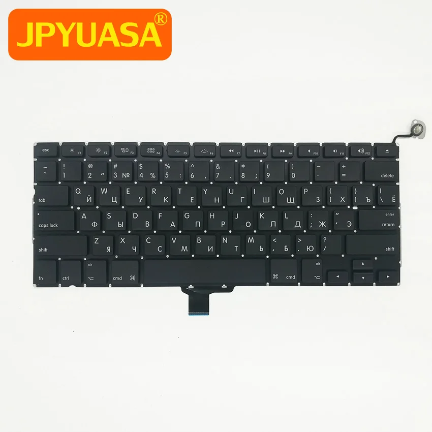 

New Laptop Keyboard Small Enter Key For Apple Macbook Pro 13" A1278 Russian RU Keyboard Replacement 2009-2012 Year