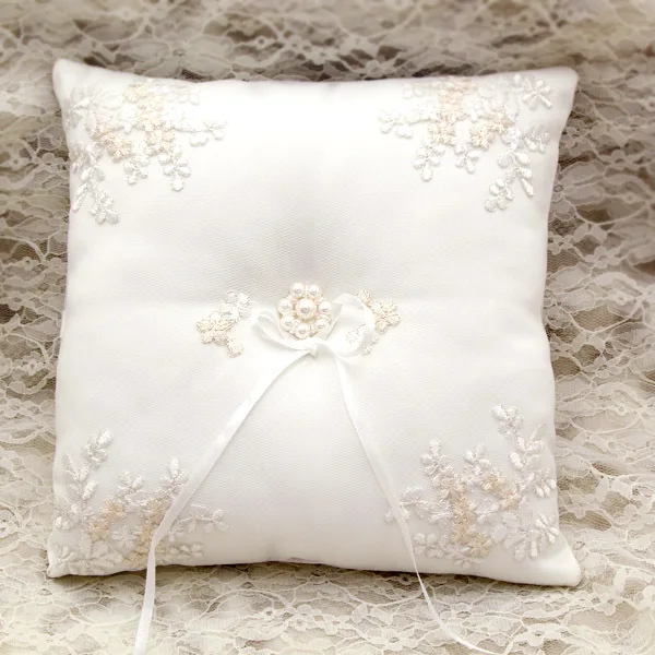 Wedding Ring Pillow 21cm Satin Cushion Handmade Wedding Ring Pillow 21cm Satin Cushion Handmade Bearer Pillows Lace Rings Care Rp027 In Event Party From Home Garden On