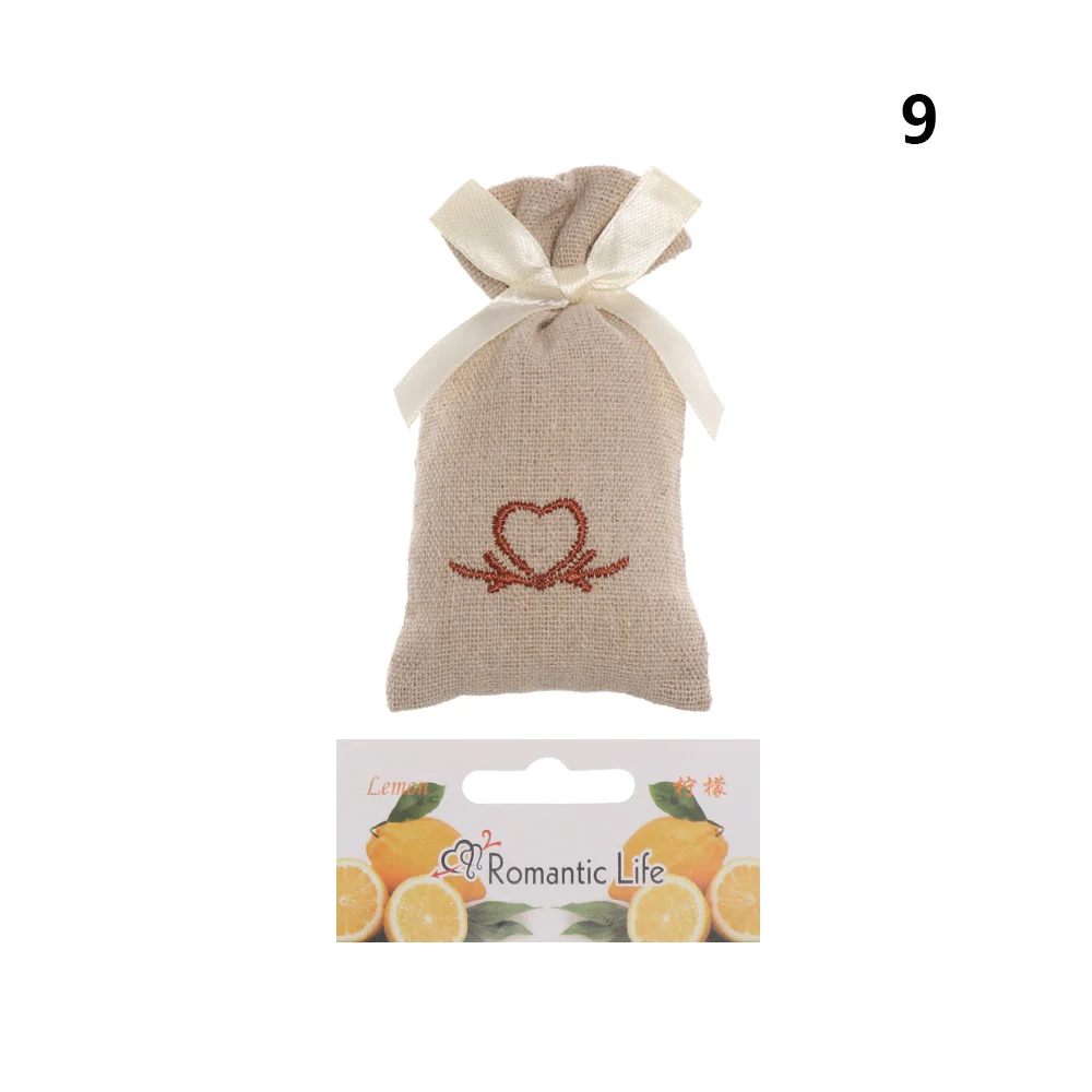 Creative Aromatherapy Closet Freshener Fabric Embroidery Fresh Small Sachet Home Wardrobe Deodorant Dehumidification Sachet - Аромат: lemon