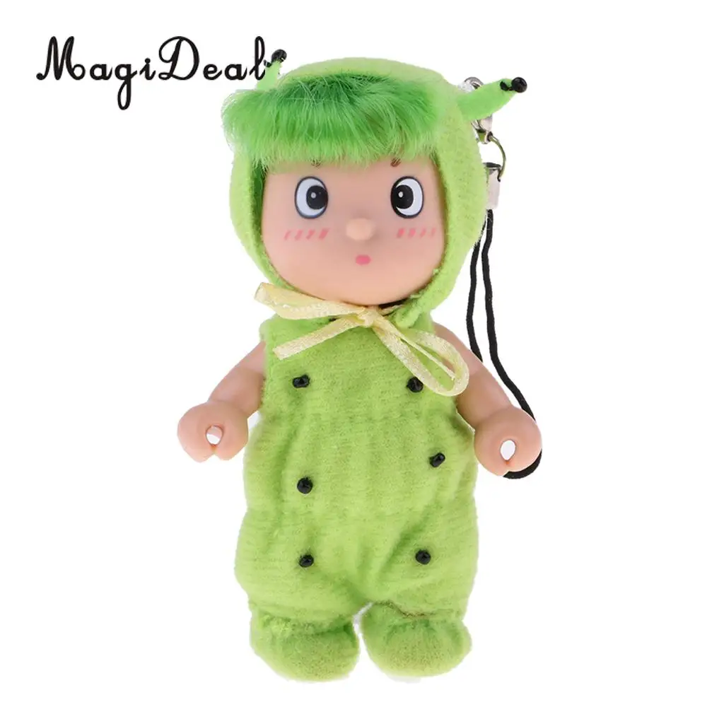10cm Kids Toys - Mini Doll Model Keychain For Kurhn Dudy Doll Keychain Righ On Dolls' Head - Convenient To Carry