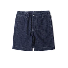 Боб DONG джинсовые Wabash шорты Для Мужчин's Винтаж Летние босоножки цвета индиго прямые шорты свободного кроя хорошее качество короткие брюки больших Размеры