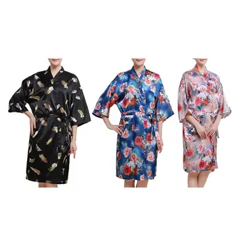 

Barbershop Spa Massage Guest Robe Salon Beauty Haircut Kimono Hairdressing Cape for Women Smock Cape Dress on Hair Dye