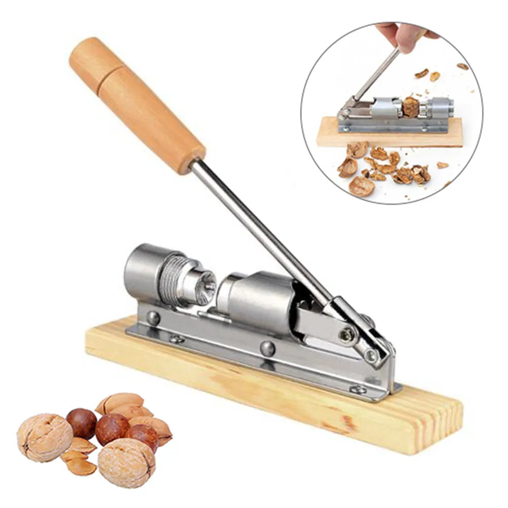 Pecan Nut Cracker Opener Walnut Sheller Gadget Heavy Duty Home Kitchen