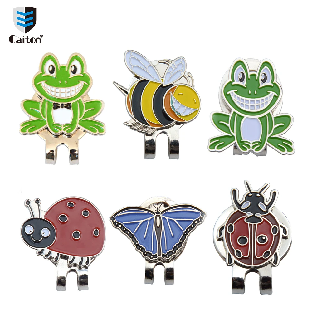 Caiton Cute insects Golf Ball Marker and Magnetic Hat Clip 