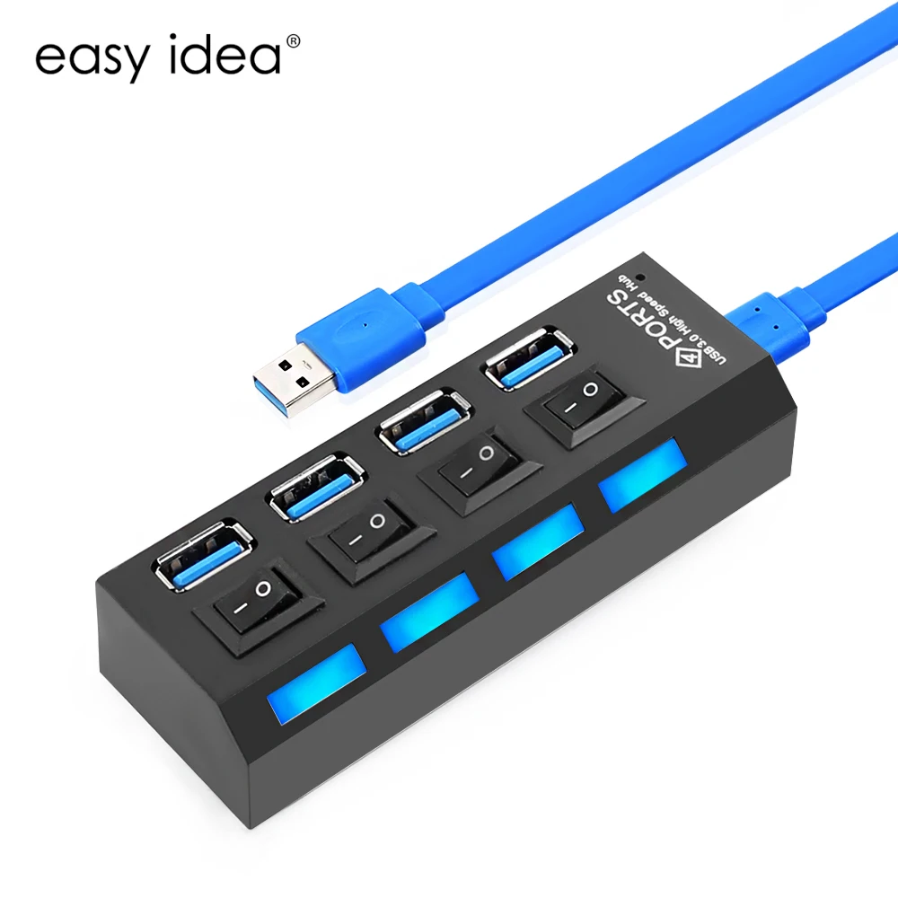Buy Micro USB Hub 3.0 High Speed 5Gbps 4 Ports Mini