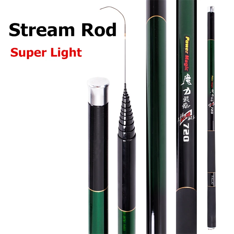 3.6 10m Extra Long Super Hard Stream Fishing Rod High Carbon Material
