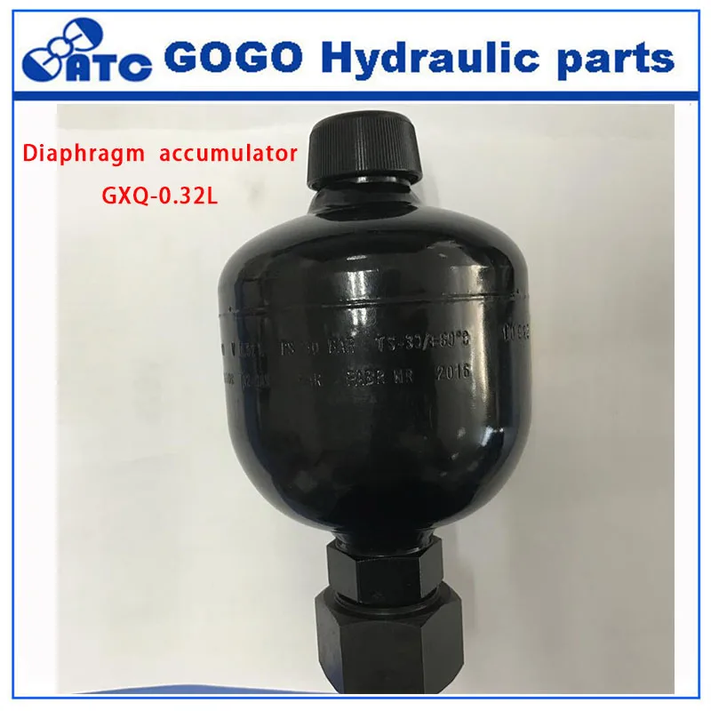 hydraulic diaphragm accumulator GXQ-A-0.32 L , 210Bar pressure