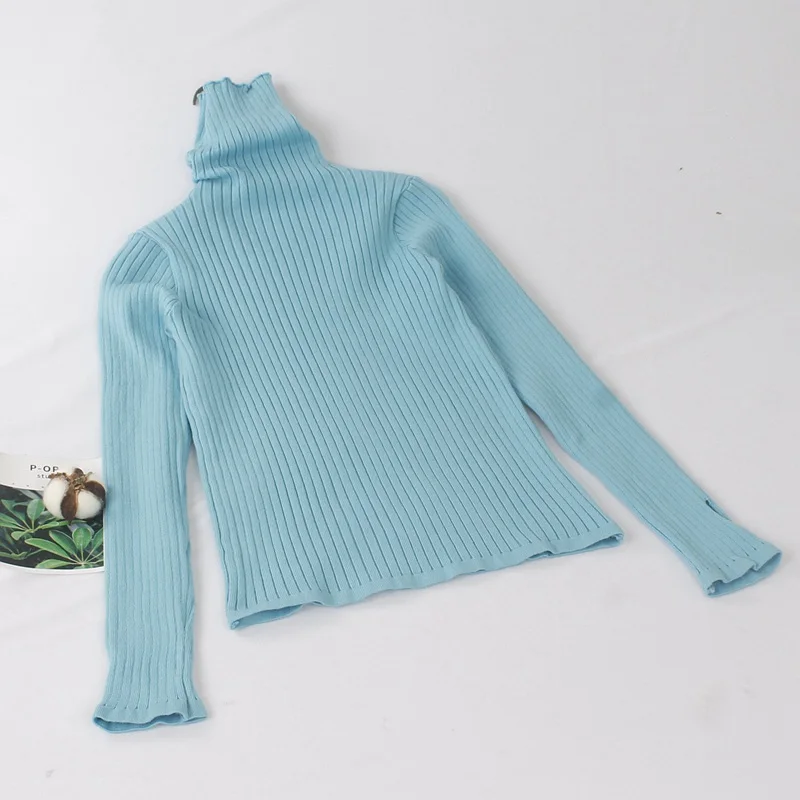 ONLYSVTER, водолазка, для женщин, Осень-зима, свитер, с длинным рукавом, вязаный, теплый, пуловер, джемпер, модный, в рубчик, женский свитер, Топ