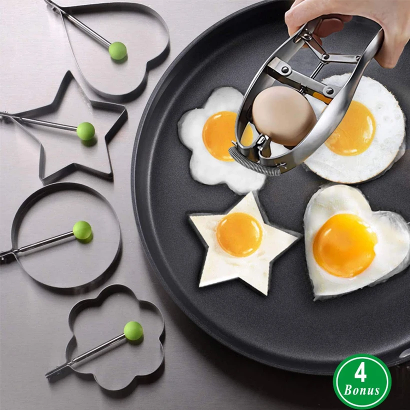 Egg Shell Opener, Quick Raw Egg Shell Opener Scissor Stainless Steel Eggshell Cutter Cracker Egg Separator Creative Kitchen Tool