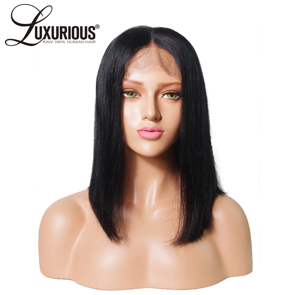 250% полный 360 кружевной передний парик для женщин 8-14 дюймов короткий Боб кружевные передние человеческие волосы парики бразильские волосы remy отбеленные узлы