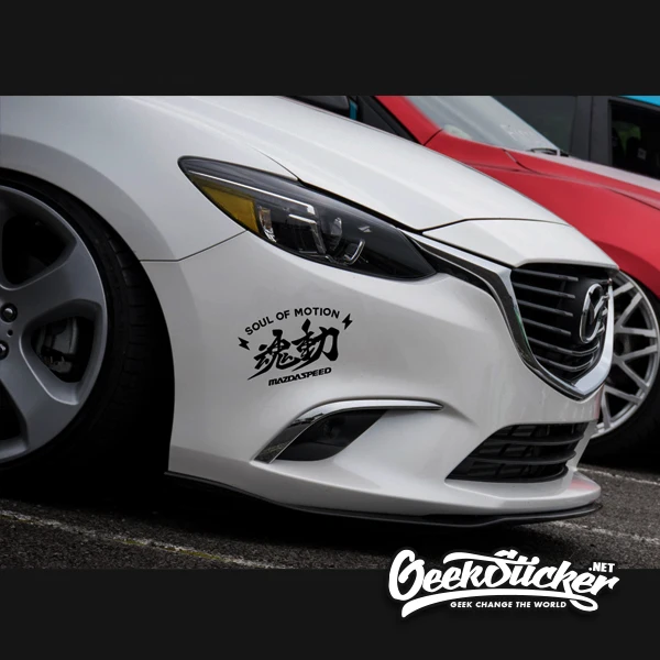 Водонепроницаемый Светоотражающие mazdaspeed буквы Hellaflush для автомобильного