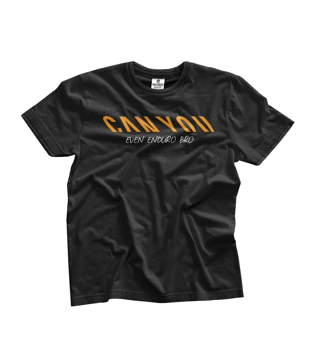 cheap New 2018 Popular Famous CANYU EVEN ENDURO BRO Inspired MTB Custom Made T Shirt Novelty Cool Tops Men Short Sleeve T Shirt
