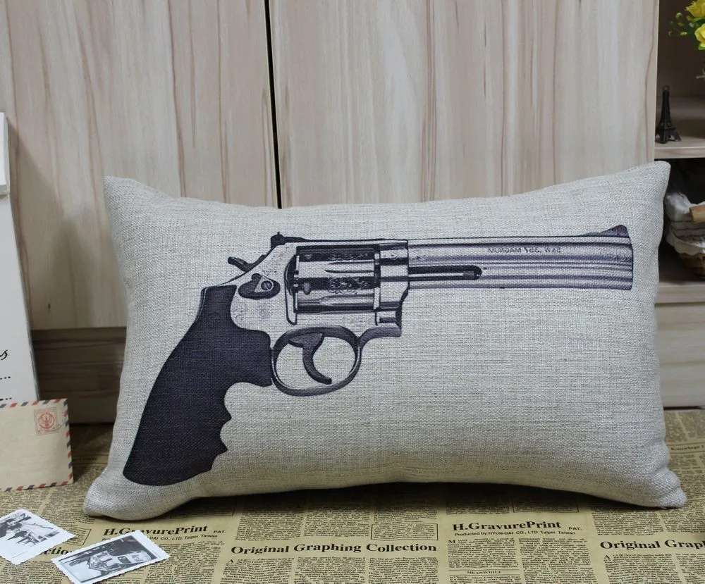 LINKWELL Free shipping 30*50cm Vintage Military Famous Gun Shooter