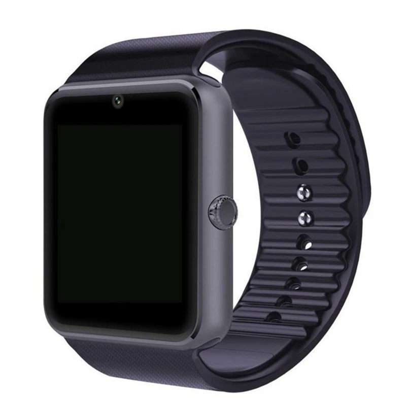 Смарт-часы с Bluetooth для Iphone, телефонов, Huawei, Samsung, Xiaomi, Android, Поддержка 2G, SIM, TF карта, камера, умные часы, PK, X6, Z60 - Цвет: Black Black