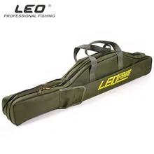 Холщовая Рыболовная Сумка 100/150 см, двухслойная, портативная, сумка для рыболовных снастей, складная, сумка-переноска для удочки, рюкзак большой емкости
