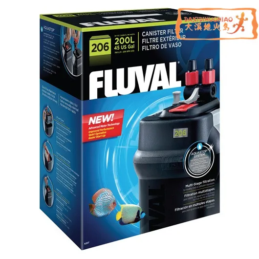 Fluval 206 External Aquarium Filter Plastic Fish Tank Filtration