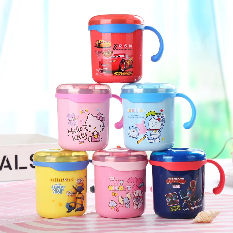 

Children Water Hello Kitty Cup 304 Stainless Steel Tumblers Tumbler Cup Bring Handle Bring Cover 260ML
