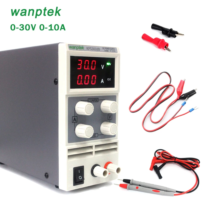 

Wanptek KPS3010 Precision Variable Adjustable 0-30V, 0-10A DC Swithing single channel Power Supply Digital Regulated Laboratory