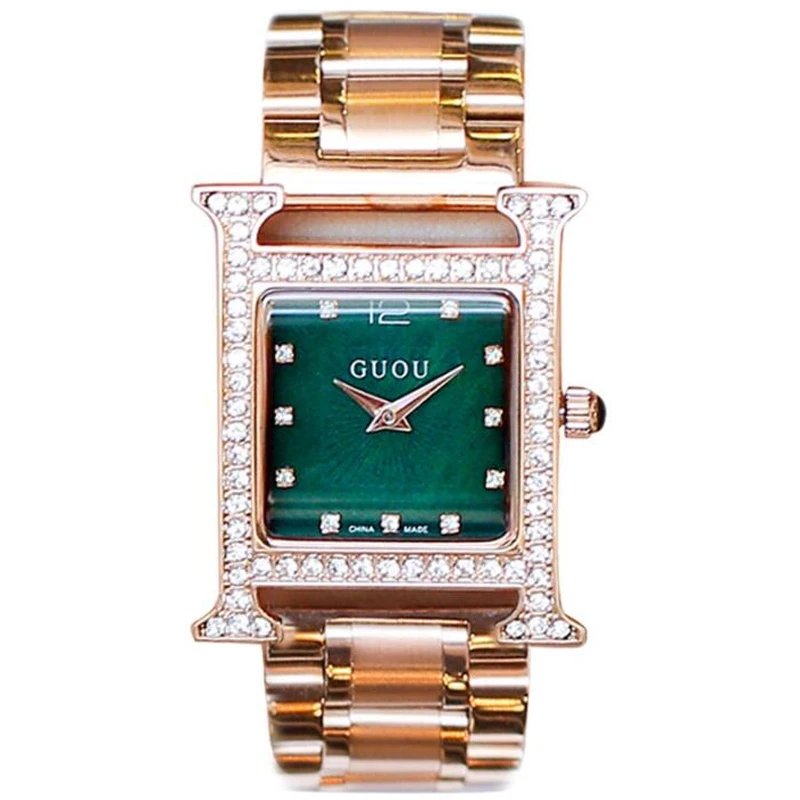

Top Brand dial Korean version of the beautiful shell face watch steel belt ladies watch waterproof quartz clock relogio feminino