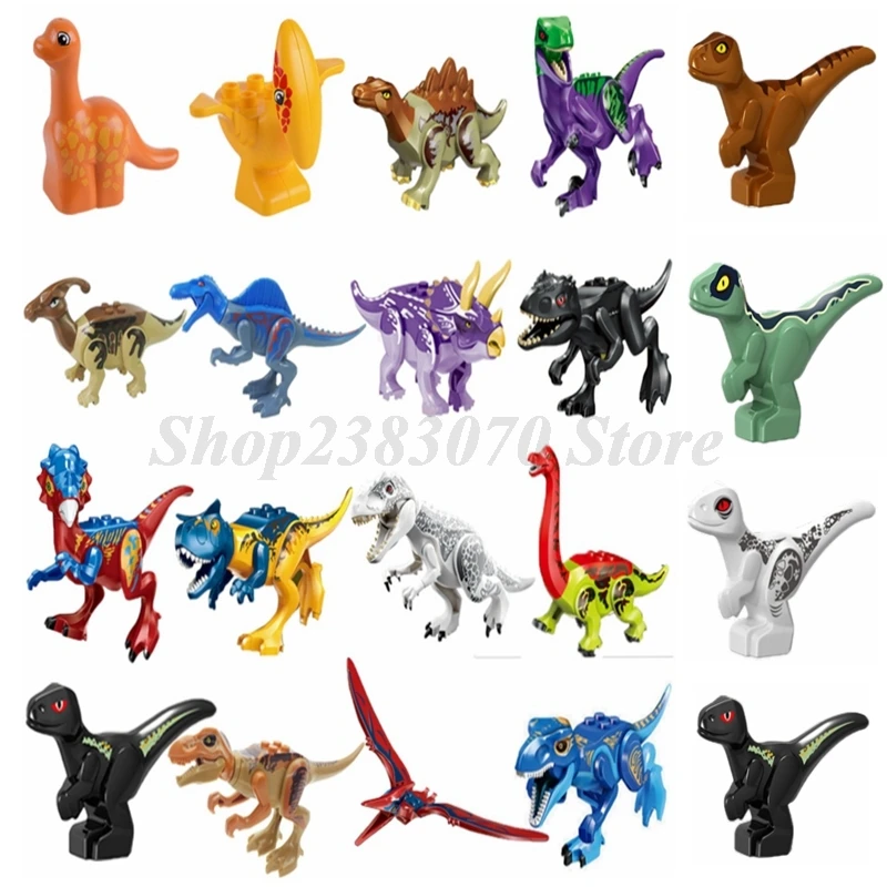 

Jurassic World Dinosaur Park Animals Styx Dragon Building Blocks Compatible with Figures Kids Toys Christmas DIY Legoing Animals