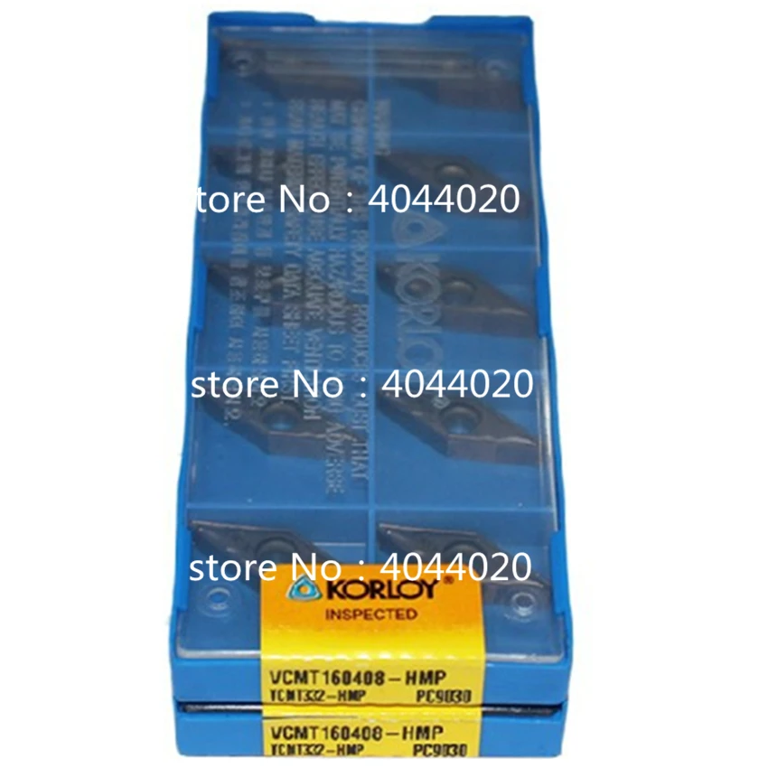 

KORLOY VCMT160408-HMP PC9030 VCMT332-HMP PC9030 10pcs Quality goods New original