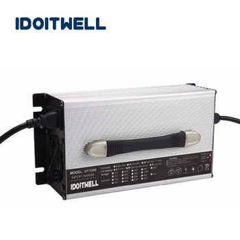 

Customized 48V 20A power battery charger acid lifepo4 lithium li-ion AGV Robot motorcycle 48V battery charger with led display