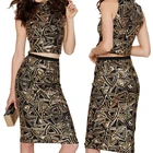 49% off! women two pice Sequined Dress Sexy Sleeveless Patchwork Pencil Midi Dress Sexy Club Night Bandage Bodycon Dress 4474 Save 11.27 on women two pice Sequined Dress Sexy Sleeveless Patchwork Pencil Midi Dress Sexy Club Night Bandage Bodycon Dress 4474