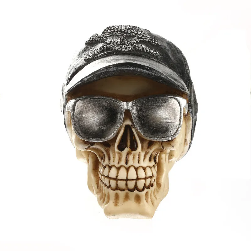 

Creative Resin Craft Skull Statue&Sculpture Ornament Home Decoration Accessories Resin Skull Fashion Bar Decoration