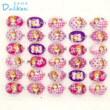 10pcs belle mélangé lots mignon Cartoon enfants//KIDS résine anneaux bijouxI
