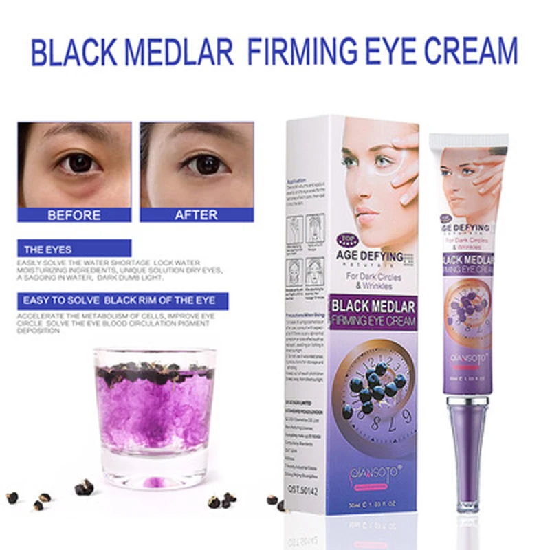

Black Medlar Firming Eye Cream For Eye Anti Dark Circles Advanced Eye Remove Dark Circles Under Anti Aging Eye Cream 30g