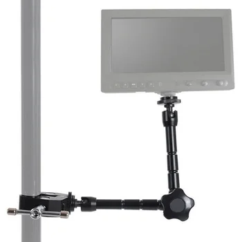 

7/11inch Friction Arm Super Clamp Mount Adjustable Articulating Arm Plier Clip for Field Monitor LED Light Flash Microphone