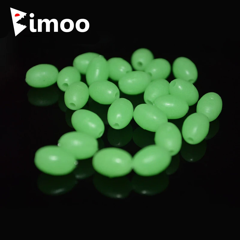

1000pcs Big Pack Glow Fishing Beads Oval Shape Green Luminous Fishing Rig Egg Shape Terminal Tackle Wholesale 3x4mm 4x6mm 5x8mm