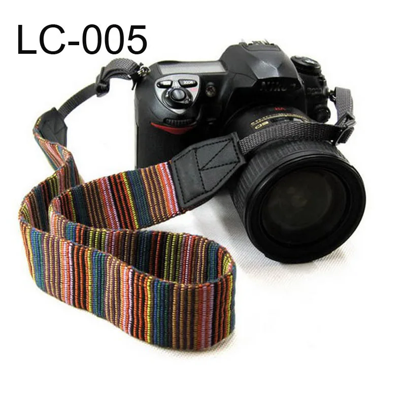 Cámara estilo retro Hippie Cinturón Correa de Hombro Cuello para SLR DSLR Canon Nikon Sony EOS