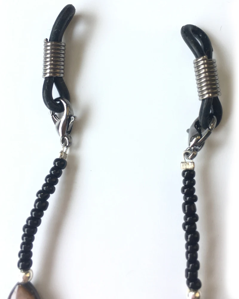 Black Beaded Glasses Chain detail (3)