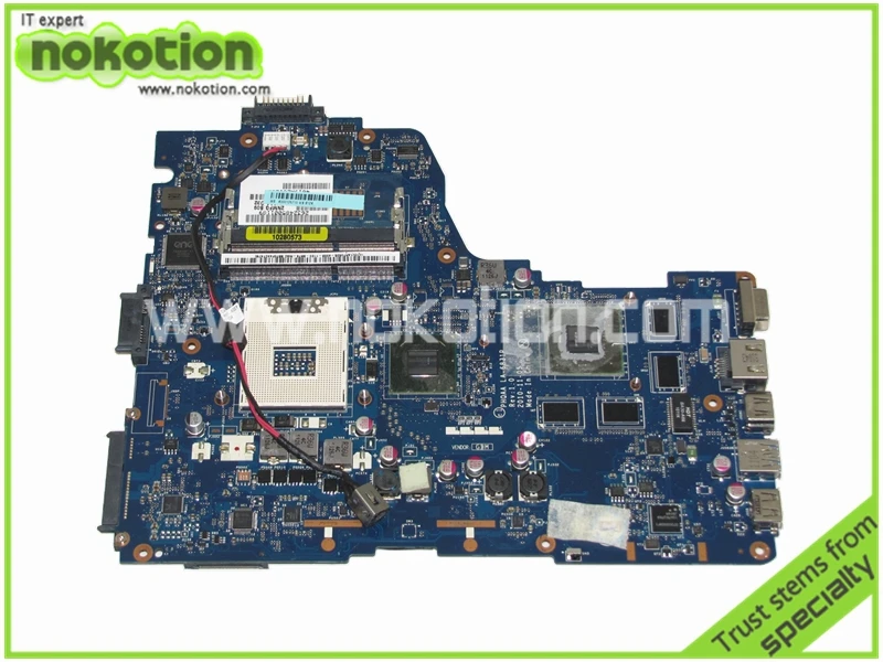 Материнская плата K000125710 для ноутбука TOSHIBA A665 материнская REV 1 0 intel HM65 GeForce GT540M