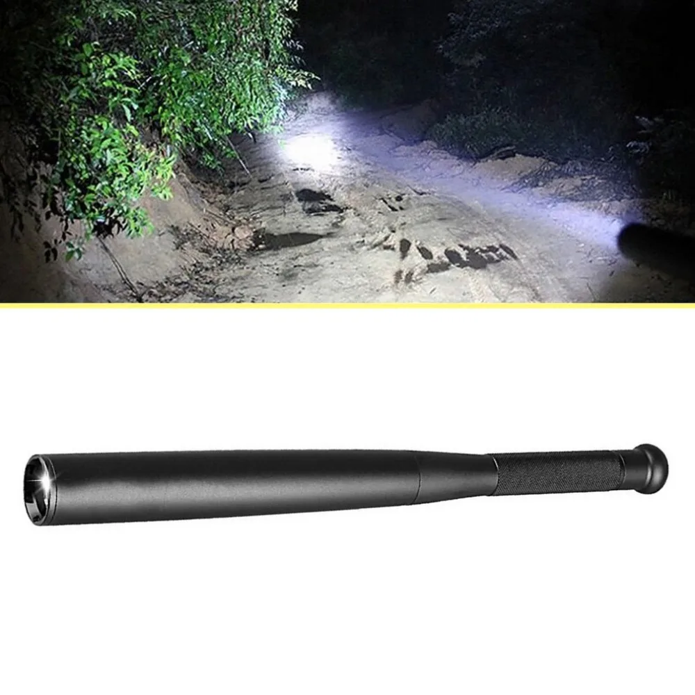 

49cm Aluminium Alloy Torch IPX6 Waterproof T6 LED Flashlight Baseball Bat Ultra-long Self Defense Tool for for Emergency