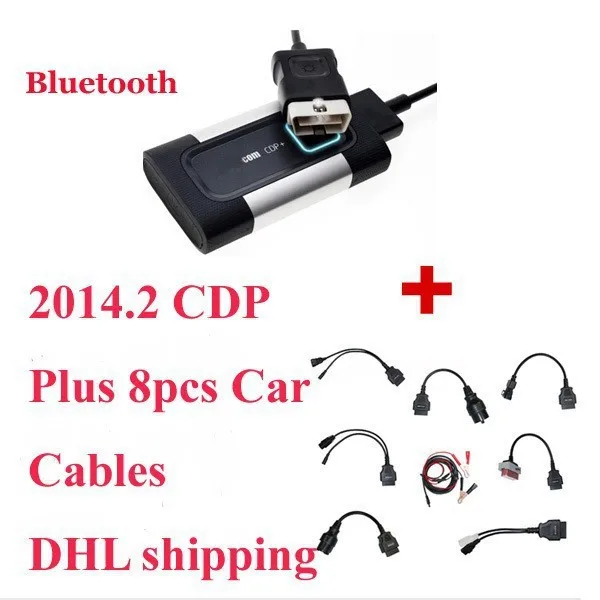 

2017 Newest Bluetooth For Autocom CDP Pro Diagnostic 3 in 1 for Cars & Trucks Plus Full set car 8 Cables--DHL Free Shipping