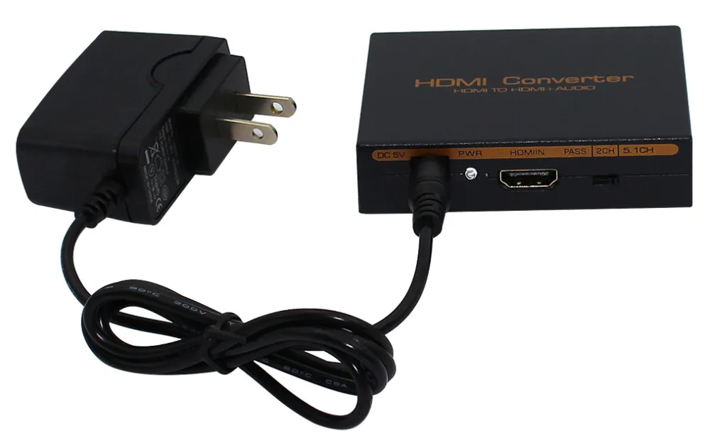 1080P hdmi в hdmi аудио оптический SPDIF/RCA L/R экстрактор сплиттер конвертер адаптер поддержка 5.1CH светодиодный индикатор