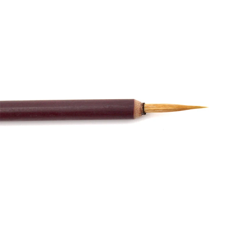 Zhouxinxing 6 шт./компл. короткие бамбуковая щетка наконечник ручка для рисования DIY Цифровая живопись на холсте ход прекрасно крючком Ручка Кисть для рисования