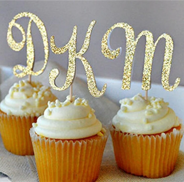 Wall Decorations Sage Home Accessories Cupcake Wooden Letter Any