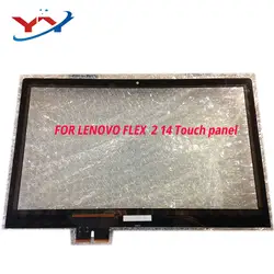 Бесплатная доставка 14 ''для lenovo Flex 2 14 2-14 2-14D 14" ЖК-дисплей с сенсорным экраном дигитайзер в сборе