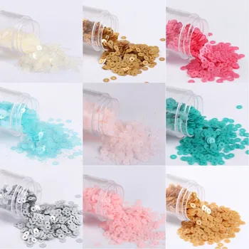 

1000Pcs/Lot Matte Sequin 5mm Round Frosted Sequins Paillettes For Wedding Decoration Craft, Women Garments Sewing Accessories