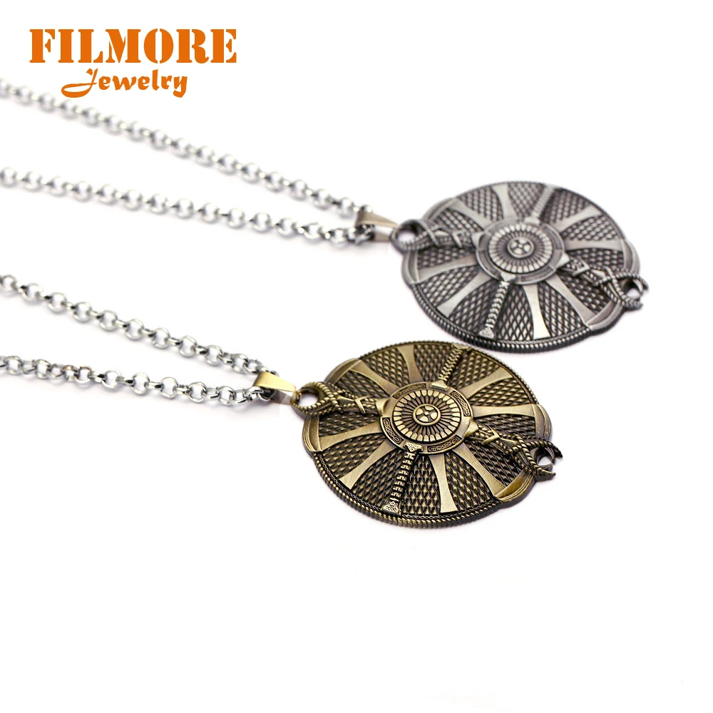 Filmore Бог войны 4 ожерелье Кратоса Хранитель Щит металлический кулон ссылка