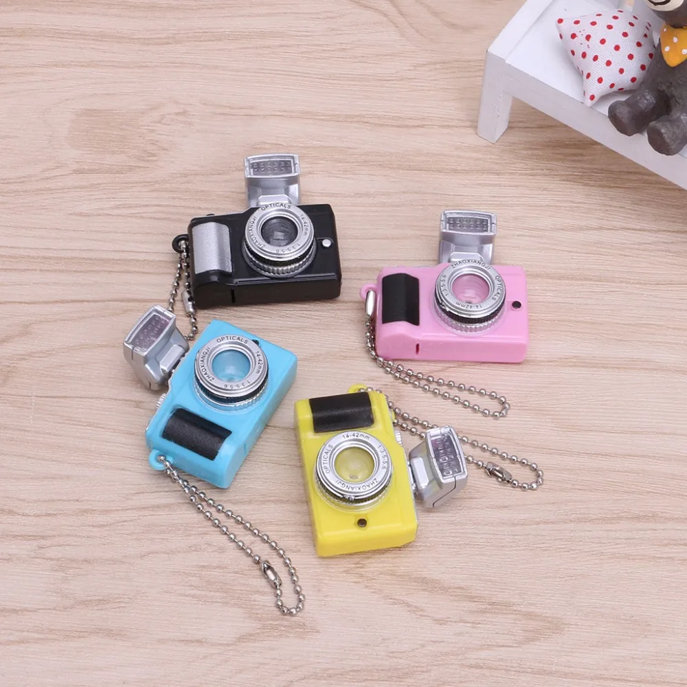 HBB, брелки для ключей, творческий Камера светодиодный со звуком светодиодный фонарик Забавные игрушки ярких цветов