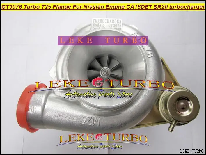 Оптовая продажа Новый турбокомпрессор GT3076 T25 с фланцем Для Nissian Engine CA18DET SR20 Turbo